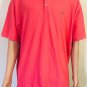 Tommy Bahama Mens Island Zone Short Sleeve Polo Pink Shirt Size XL