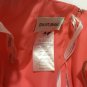 David's Bridal Chiffon Coral Peach Strapless Dress Women's Size 14 NWOT