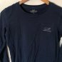 Vineyard Vines Boys Long Sleeves Whale Logo T-Shirt Blue Sz L (14)