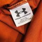 Under Armour Menâs Solid Orange Golf Short Sleeve Athletic Polo Shirt Sz M
