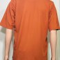 Under Armour Menâs Solid Orange Golf Short Sleeve Athletic Polo Shirt Sz M