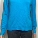 Lauren Ralph Lauren Women Pullover Button Turtleneck Sweater Blue Sz PL Lauren Ralph Lauren Women Pullover Button Turtleneck Sweater Blue Sz PL
