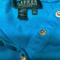 Lauren Ralph Lauren Women Pullover Button Turtleneck Sweater Blue Sz PL