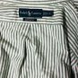 Ralph Lauren Mens Custom Fit Striped Button Down Dress Shirt Sz L