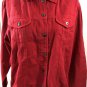 Chico's Women Button Down Khaki Long Sleeves Collar Shirt w/ Chest Pockets Sz 2