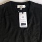 Turnbury Extra Fine Wool Biella Yarn Men's V-Neck Sweater Sz Black, Blue XL