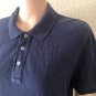 Ralph Lauren Sport Polo Shirt Womens Short Sleeve Slim Fit Blue Top size L