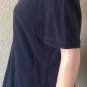 Ralph Lauren Sport Polo Shirt Womens Short Sleeve Slim Fit Blue Top size L