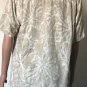 Tommy Bahama Mens Hawaiian Button Down 100% Silk Floral Shirt Size Medium