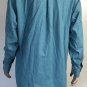 J.Crew Men's Button Up Blue Dress Shirt 100% Cotton Size XL