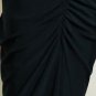 Lauren Ralph Lauren Womens Black Crossbody Ruched Sleeveless Dress Sz 10