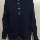 Lauren Ralph Lauren Womens 5 Gold Buttons Pullover Sweater Blue Size L Lauren Ralph Lauren Womens 5 Gold Buttons Pullover Sweater Blue Size L