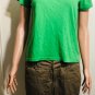 Ralph Lauren Sport Womens V-Neck Short Sleeve Green Shirt Size M