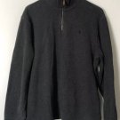 Polo Ralph Lauren Men's French Rib Mock Neck 1/2 Zip Pullover Sweater Gray Sz L