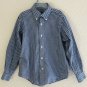 Brooks Brothers Fleece Boys&acirc;�� Blue Gingham Button Down Non iron Shirt Size Small