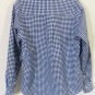 Brooks Brothers Fleece Boys&acirc;�� Blue Gingham Button Down Non iron Shirt Size Small