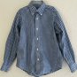Brooks Brothers Fleece Boys&acirc;�� Blue Gingham Button Down Non iron Shirt Size Small