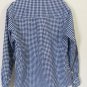 Brooks Brothers Fleece Boys&acirc;�� Blue Gingham Button Down Non iron Shirt Size Small