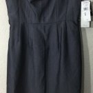Studio One Women's Size 6 Sleeveless Shift Lined Dress w/Missing Belt Gray NWT