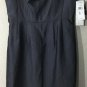 Studio One Women's Size 6 Sleeveless Shift Lined Dress w/Missing Belt Gray NWT