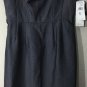 Studio One Women's Size 6 Sleeveless Shift Lined Dress w/Missing Belt Gray NWT