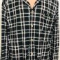 Tommy Bahama Mens Long Sleeve Sleep Shirt Plaid Pajamas Black Red Green NWT