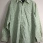 Brooks Brothers Est 1818 Non Iron Men&acirc;��s L/S Green Plaids Checks Dress Shirt Sz L