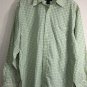 Brooks Brothers Est 1818 Non Iron Men&acirc;��s L/S Green Plaids Checks Dress Shirt Sz L