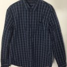 French Connection Men's Long Sleeve Button Up Plaid Shirt Size Large