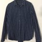 French Connection Men's Long Sleeve Button Up Plaid Shirt Size Large