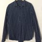 French Connection Men's Long Sleeve Button Up Plaid Shirt Size Large