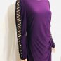 Lauren Ralph Lauren Womens Open Spiral Long Sleeve Ruched Sheath Dress Sz 12 NWT
