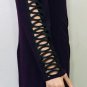 Lauren Ralph Lauren Womens Open Spiral Long Sleeve Ruched Sheath Dress Sz 12 NWT