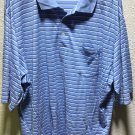 Polo Ralph Lauren Men’s Polo Short Sleeve Blue Striped Shirt Sz XLT Polo Ralph Lauren Men’s Polo Short Sleeve Blue Striped Shirt Sz XLT