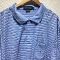 Polo Ralph Lauren Men’s Polo Short Sleeve Blue Striped Shirt Sz XLT