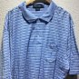 Polo Ralph Lauren Men’s Polo Short Sleeve Blue Striped Shirt Sz XLT