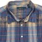Perry Ellis Men&acirc;��s Multicolored Button Down Shirt Sz 2X Big