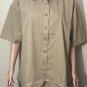 RockPoint Outdoor S/S Button-Up Khaki Brown Shirt Womens Size 2XL, 3XL NWT