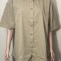 RockPoint Outdoor S/S Button-Up Khaki Brown Shirt Womens Size 2XL, 3XL NWT