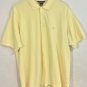 Brooks Brothers Est 1818 Men's Polo Original Fit Yellow Cotton S/S Shirt Sz L