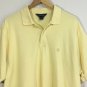 Brooks Brothers Est 1818 Men's Polo Original Fit Yellow Cotton S/S Shirt Sz L