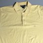 Brooks Brothers Est 1818 Men's Polo Original Fit Yellow Cotton S/S Shirt Sz L
