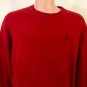 Polo Ralph Lauren Mens Crew-neck Pony Logo Red Pullover Sweater Sz L