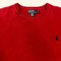 Polo Ralph Lauren Mens Crew-neck Pony Logo Red Pullover Sweater Sz L