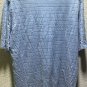 Polo Golf Ralph Lauren Blue Striped Short Sleeve Pima Cotton Shirt Men's Sz M