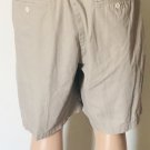 Vineyard Vines Club Men's Size 38 Beige Flat Front Cotton Shorts