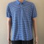 Polo Ralph Lauren Blue With White Stripes Short Sleeve Polo Shirt mens XL