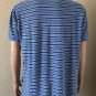 Polo Ralph Lauren Blue With White Stripes Short Sleeve Polo Shirt mens XL