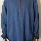Tommy Bahama Mens 1/4 Zip Reversible Pullover Sweater Blue Sz 2XL