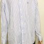 Ralph Lauren Classic Fit Mens Striped Dress Shirt Size XL
